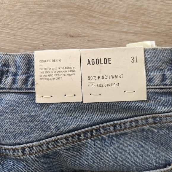 NWT Agolde 90s pinch waist high rise straight - Picture 3 of 4